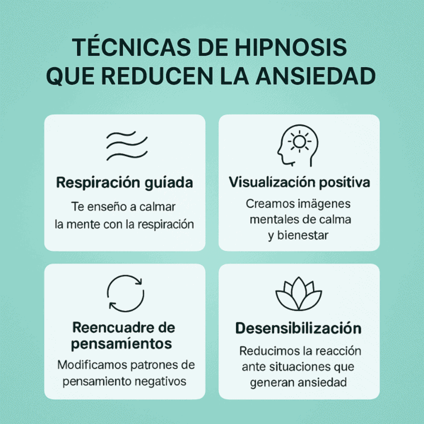 tecnicas de hipnosis que reducen la ansiedad