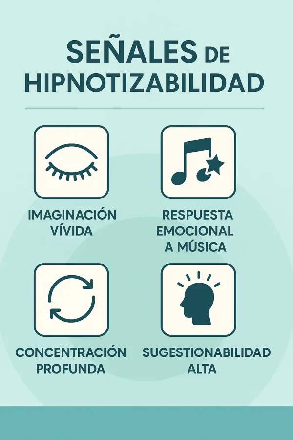 señales de hipnotizabilidad